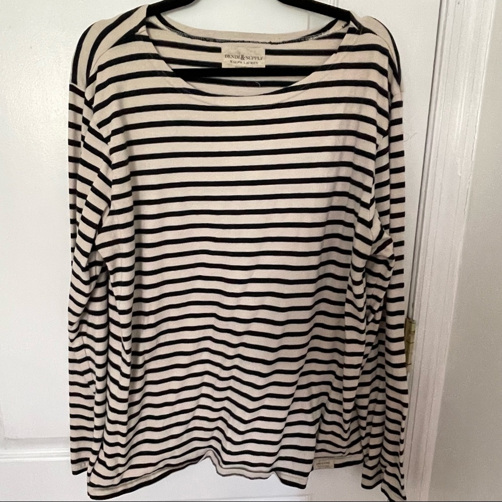 Ralph Lauren Denim & Supply Navy Striped Sweater
